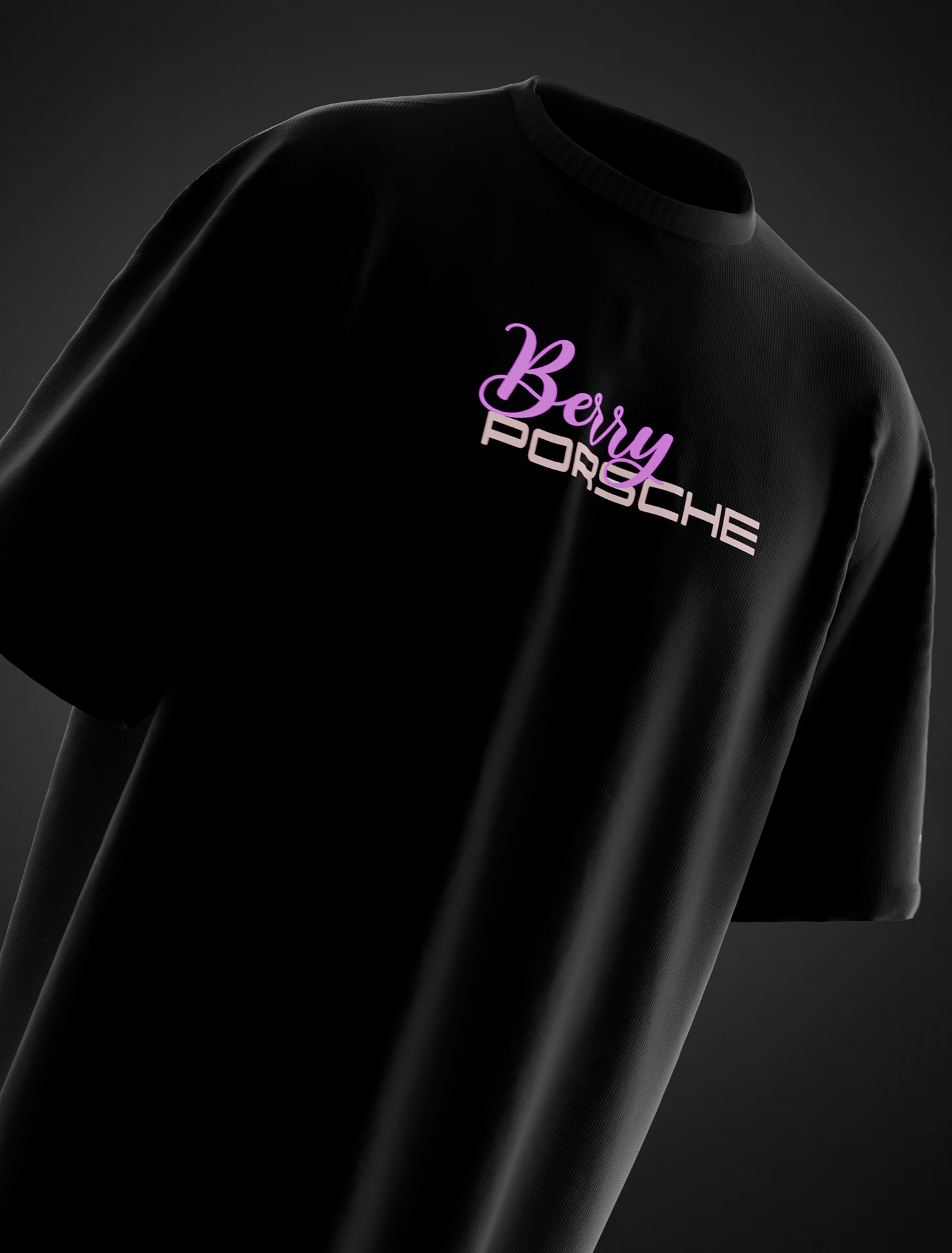 Berry Porche Oversized T-Shirt
