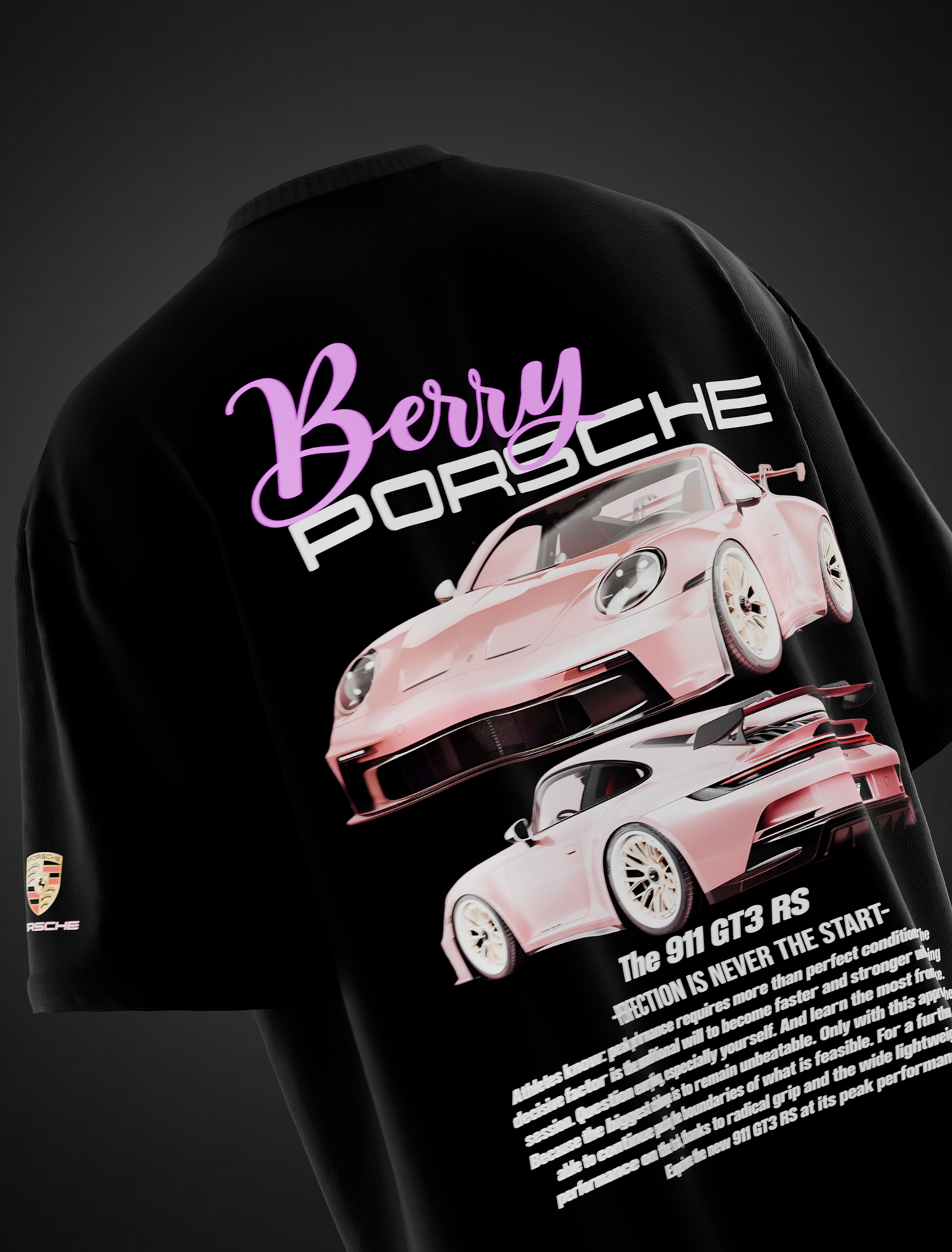 Berry Porche Oversized T-Shirt